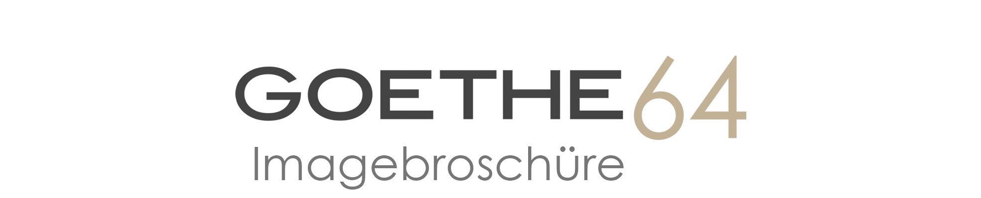 Goethe 64 Imagebroschüre