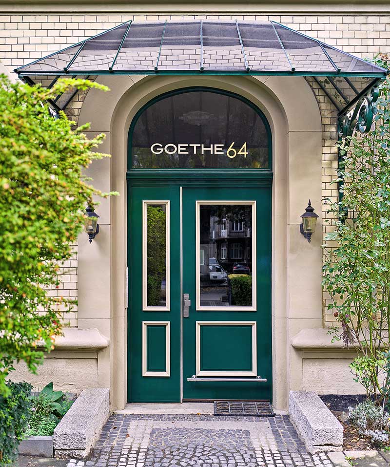 Eingangstür Goethestraße 64 in Kassel