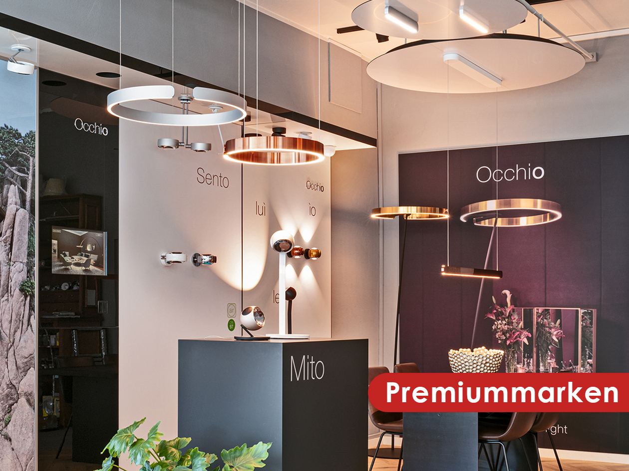 Occhio-Leuchten im ars vivendi Showroom