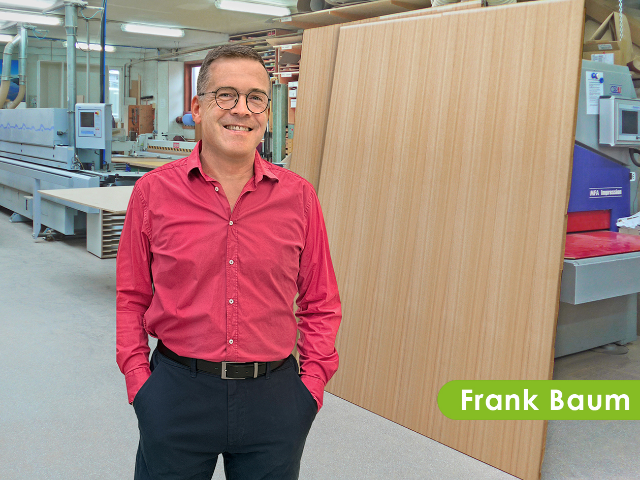 Frank Baum in der Werkstatt von Baum & Söhne